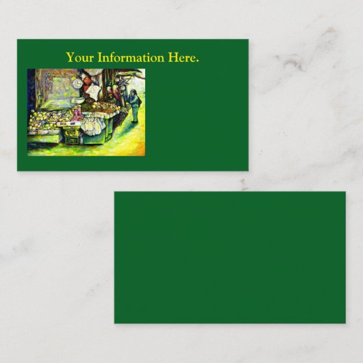 Carte De Visite Dit pour impliquer toute l'idée (Devant / Derrière)