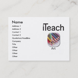 carte de visite d'iteachART