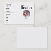 carte de visite d'iteachART (Devant / Derrière)
