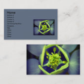 Carte De Visite Dites-le avec des fleurs (Devant / Derrière)