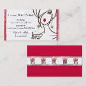 carte de visite "Diva Attitude" (Devant / Derrière)