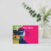 Carte De Visite DIVA DANS LE SALON DE BELLE MONOGRAMME BLEU, Artis (Debout devant)