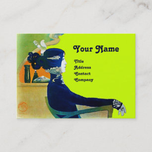 Carte De Visite DIVA DANS LE SALON DE BELLE MONOGRAMME BLEU, Artis