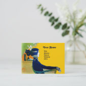 Carte De Visite DIVA DANS LE SALON DE BELLE MONOGRAMME BLEU, Artis (Debout devant)