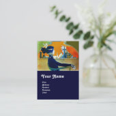 Carte De Visite DIVA DANS LE SALON DE BELLE MONOGRAMME BLEU, Artis (Debout devant)