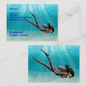 Carte De Visite Divemaster (Devant / Derrière)