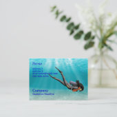 Carte De Visite Divemaster (Debout devant)