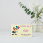 Carte De Visite Divertissement de planificateur de partie (Debout devant)