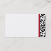 Carte de visite divin de damassé (Dos)