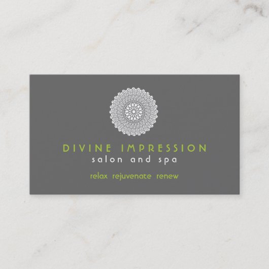 Carte de visite divin d'impression (Devant)