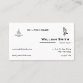 Carte De Visite Divine Connection Pastoral Business Card (Dos)