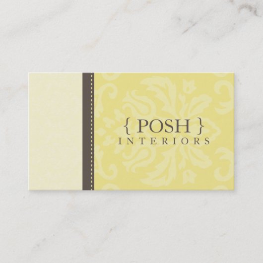 CARTE DE VISITE :: divinement damask L 8 (Devant)