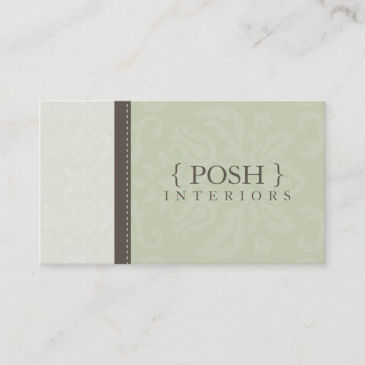 CARTE DE VISITE :: divinement damask L 9 (Devant)