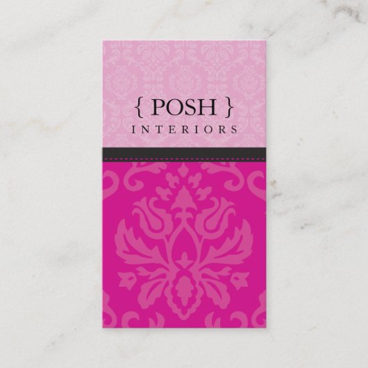 CARTE DE VISITE :: divinement damask P 1 (Devant)