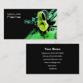Carte de visite DJ (Devant / Derrière)