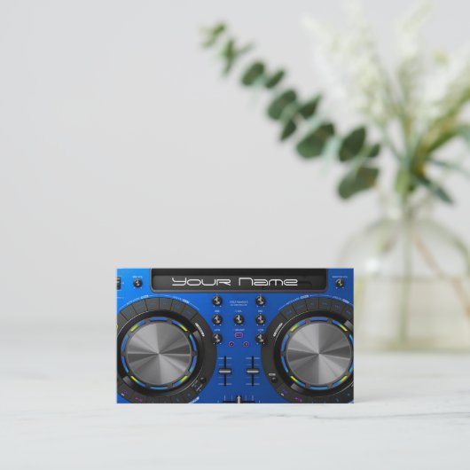 Carte de visite DJ (Debout devant)