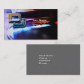 Carte de visite DJ (Devant / Derrière)
