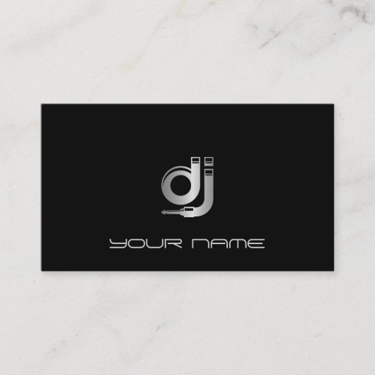 Carte de visite DJ (Devant)