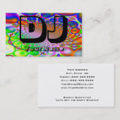 CARTE DE VISITE DJ (Devant / Derrière)