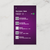 CARTE DE VISITE DJ (Dos)