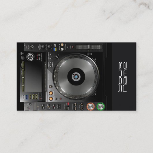 Carte de visite DJ (Devant)