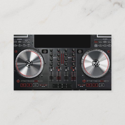 Carte de visite DJ (Devant)