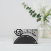 Carte de visite DJ (Debout devant)
