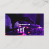 Carte de visite Dj (Dos)