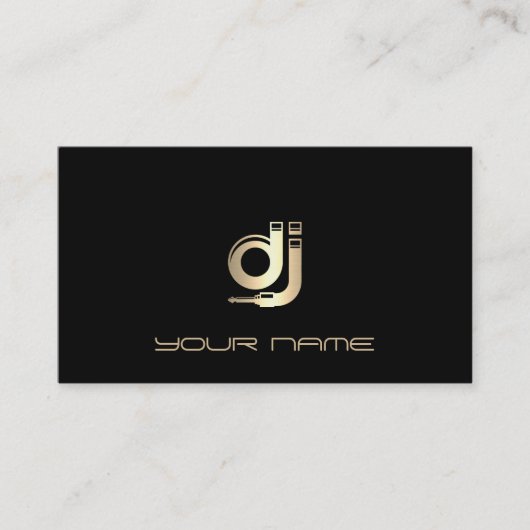 Carte de visite DJ (Devant)
