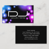 CARTE DE VISITE DJ (Devant / Derrière)