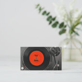 Carte de visite DJ (Debout devant)