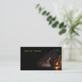 Carte de visite DJ (Debout devant)