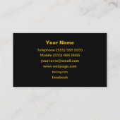 Carte de visite DJ (Dos)