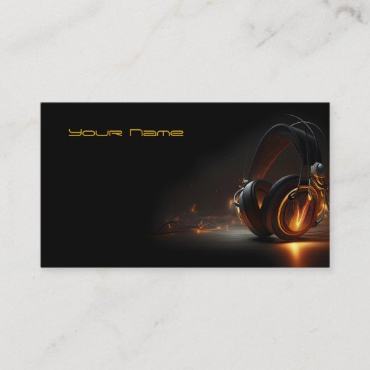Carte de visite DJ (Devant)
