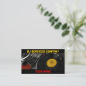 Carte de visite DJ (Debout devant)