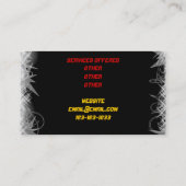 Carte de visite DJ (Dos)