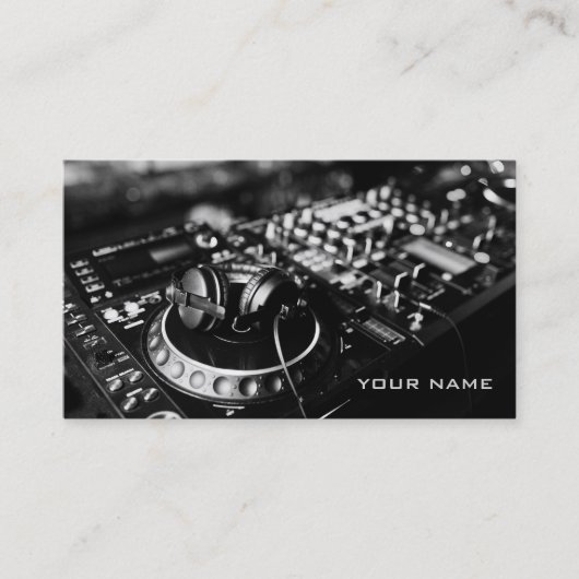 Carte de visite DJ (Devant)