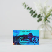 Carte de visite DJ (Debout devant)