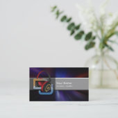 Carte de visite DJ (Debout devant)