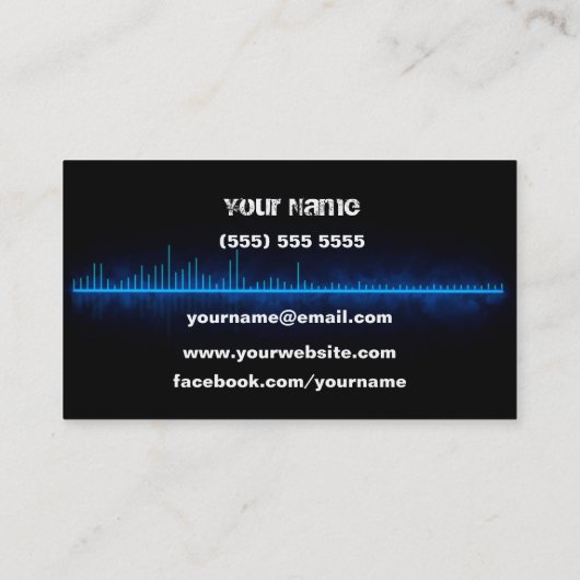 Carte de visite DJ (Dos)