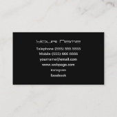 Carte de visite DJ (Dos)