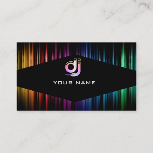 Carte de visite DJ (Devant)