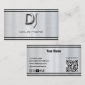 Carte de visite DJ (Devant / Derrière)