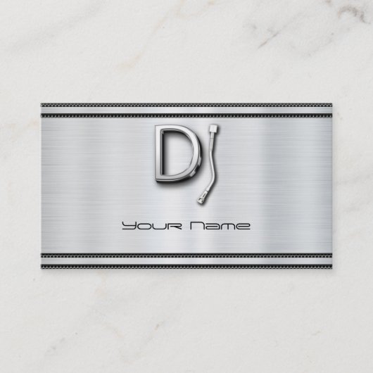 Carte de visite DJ (Devant)