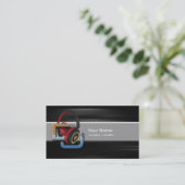 Carte de visite DJ (Debout devant)