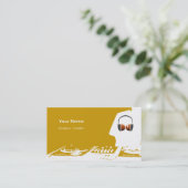 Carte de visite DJ (Debout devant)
