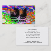 CARTE DE VISITE DJ (Devant / Derrière)