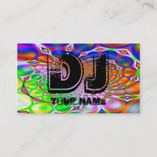 CARTE DE VISITE DJ (Devant)