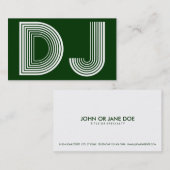 CARTE DE VISITE DJ (Devant / Derrière)