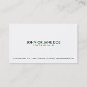 CARTE DE VISITE DJ (Dos)